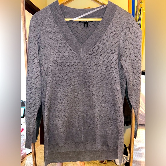 Cable & Gauge Knit Hi-Low Sweater Size S - Picture 1 of 5